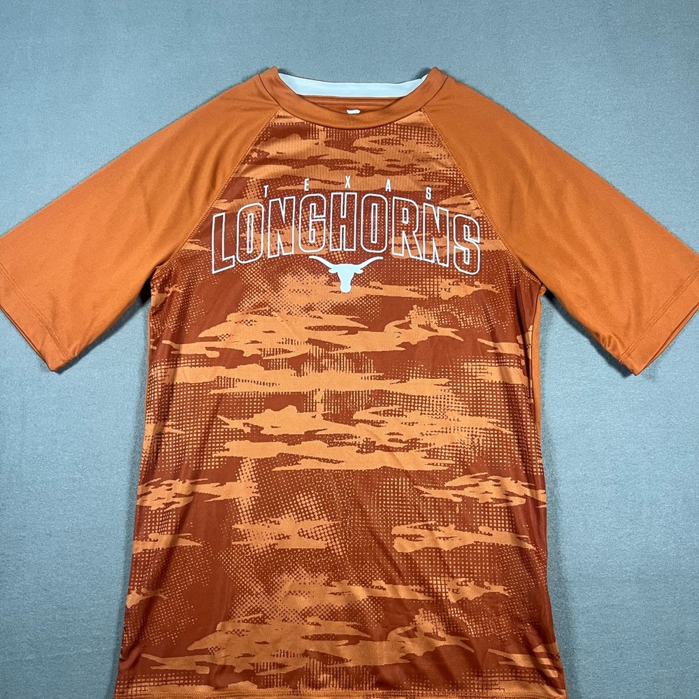Lot Of 3 Nike & Coliseum Texas Longhorns Green Orange White Camo Shirts Sz S - Picture 7 of 16